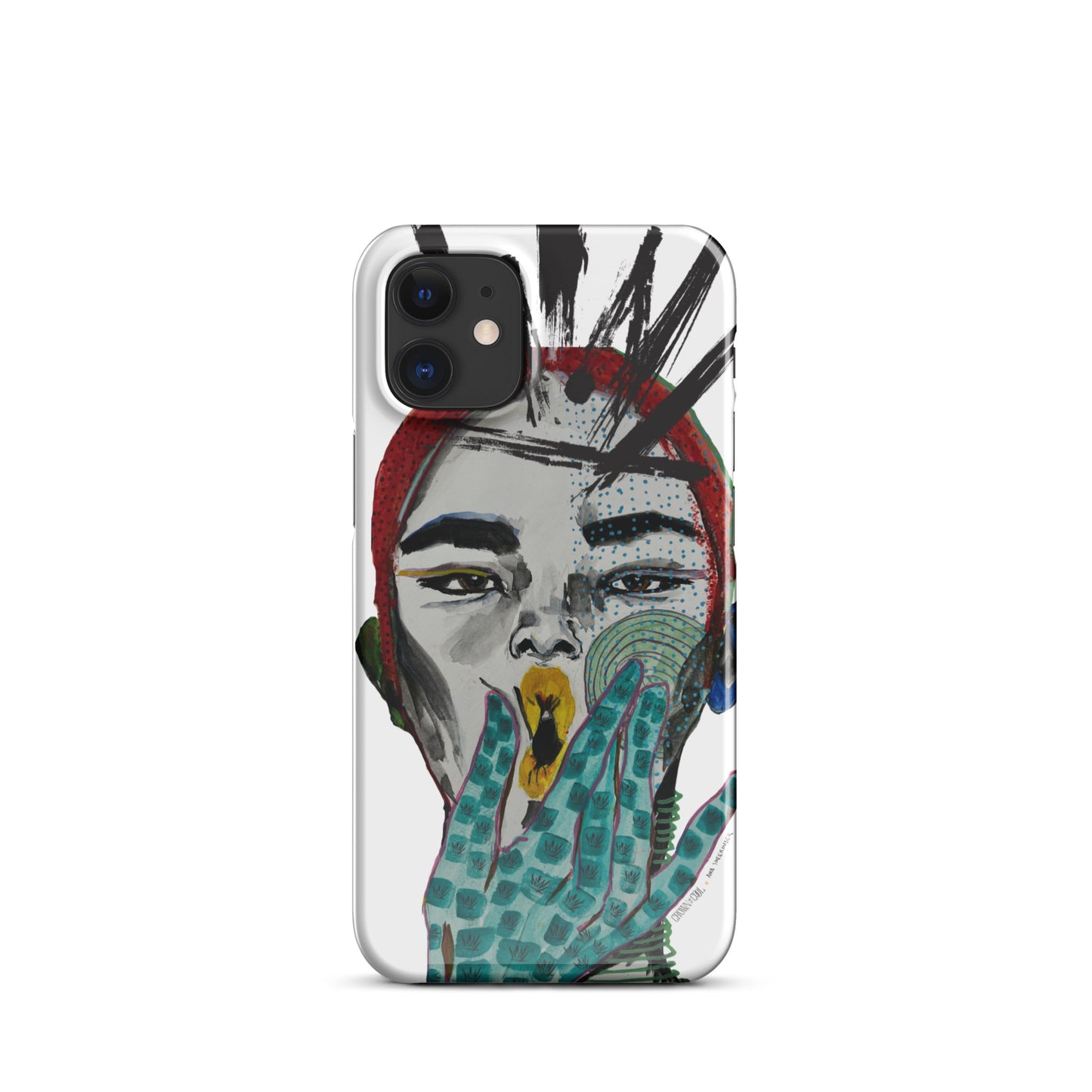 Crown The Cool x Ana Sneeringer Snap case for iPhone® Logo Version