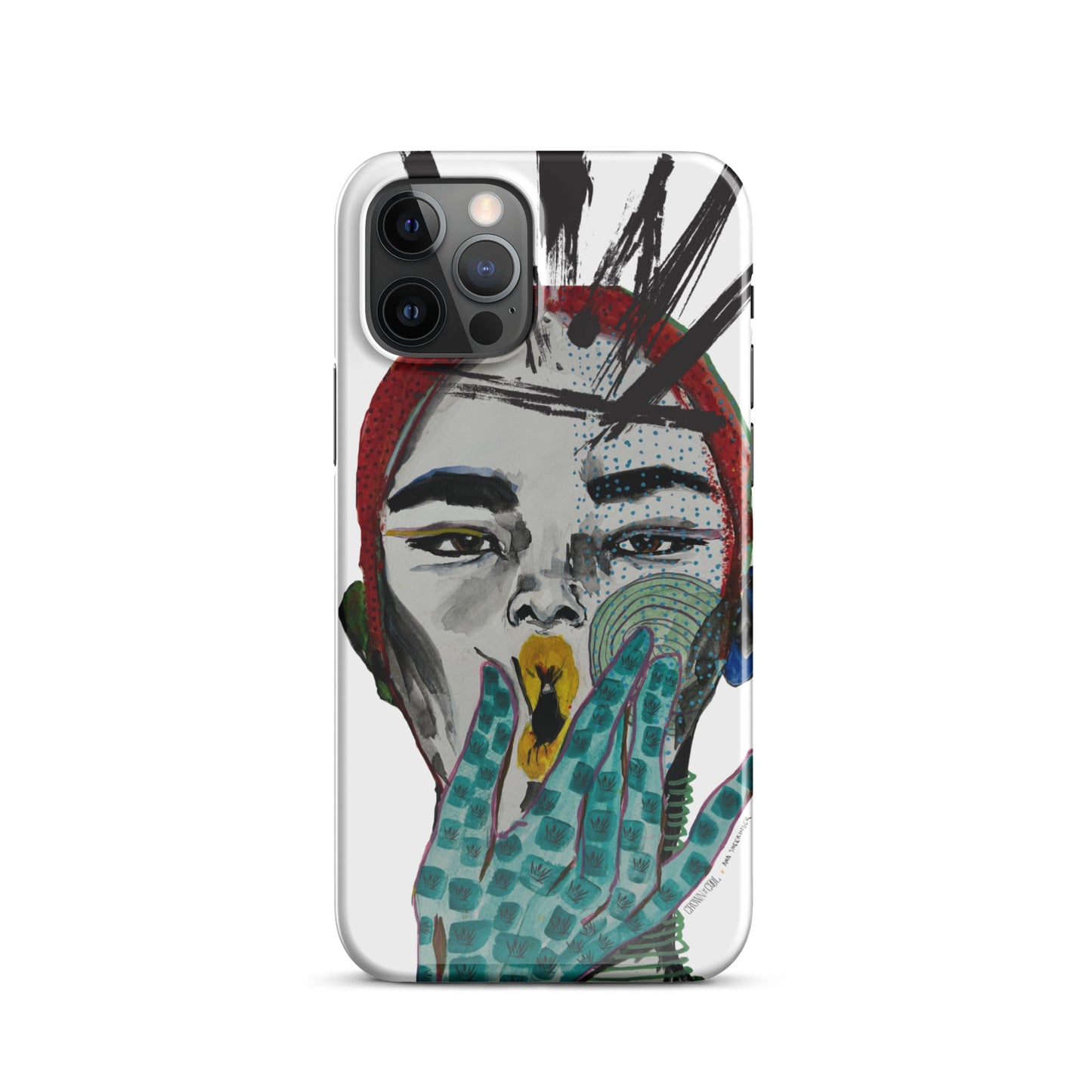 Crown The Cool x Ana Sneeringer Snap case for iPhone® Logo Version