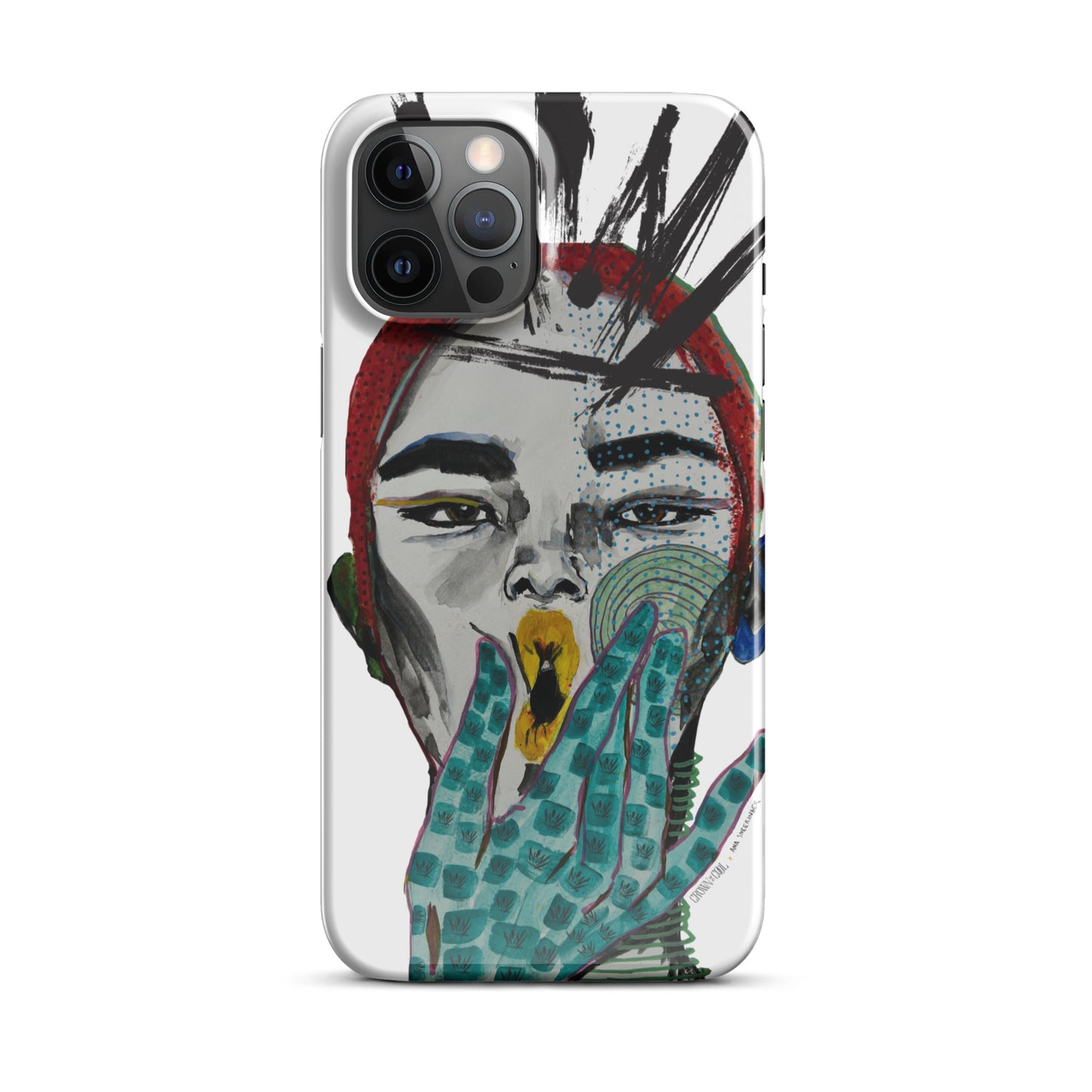 Crown The Cool x Ana Sneeringer Snap case for iPhone® Logo Version