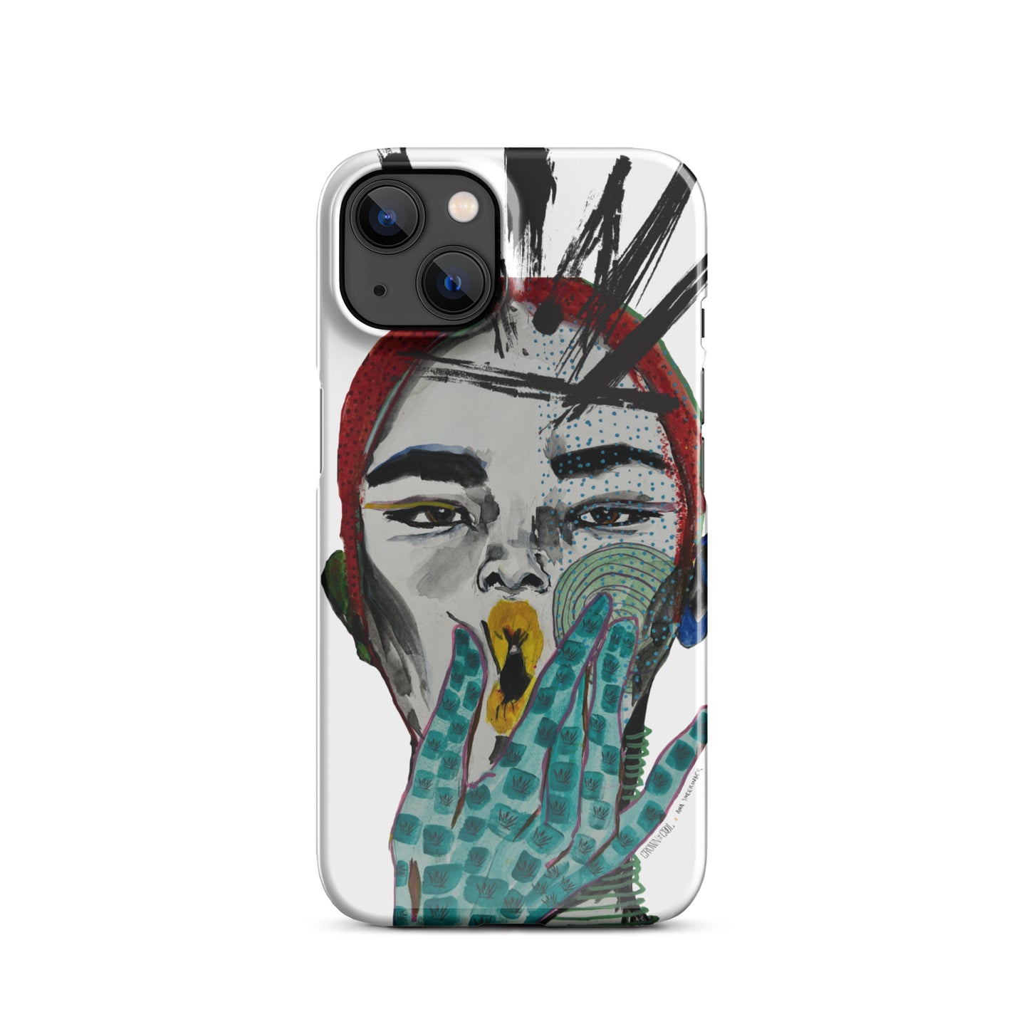 Crown The Cool x Ana Sneeringer Snap case for iPhone® Logo Version
