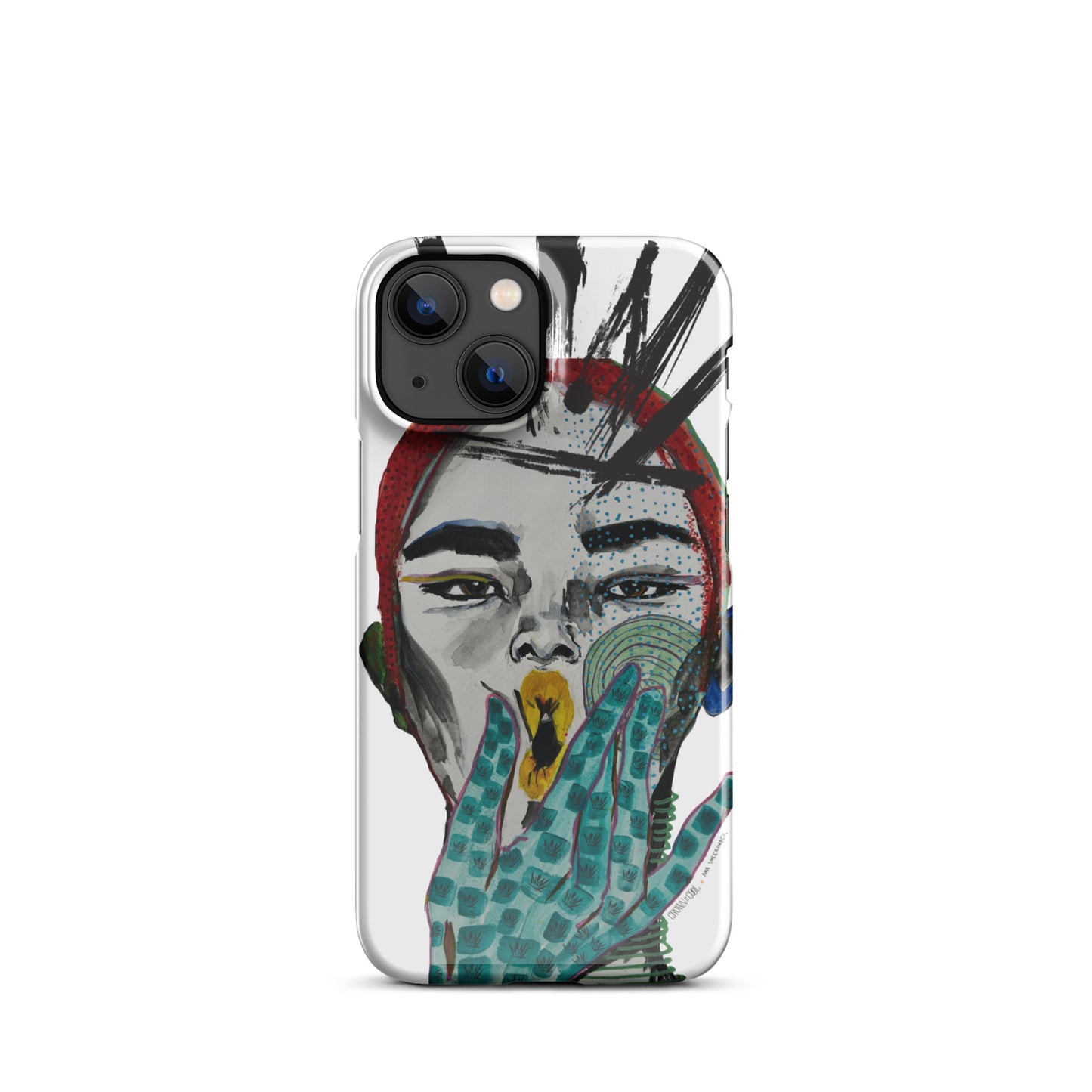 Crown The Cool x Ana Sneeringer Snap case for iPhone® Logo Version
