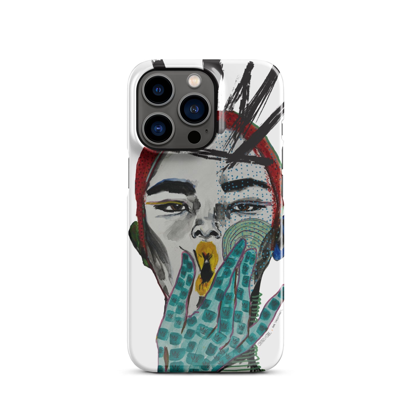 Crown The Cool x Ana Sneeringer Snap case for iPhone® Logo Version