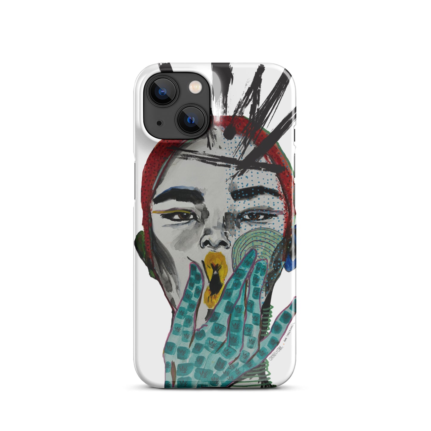 Crown The Cool x Ana Sneeringer Snap case for iPhone® Logo Version