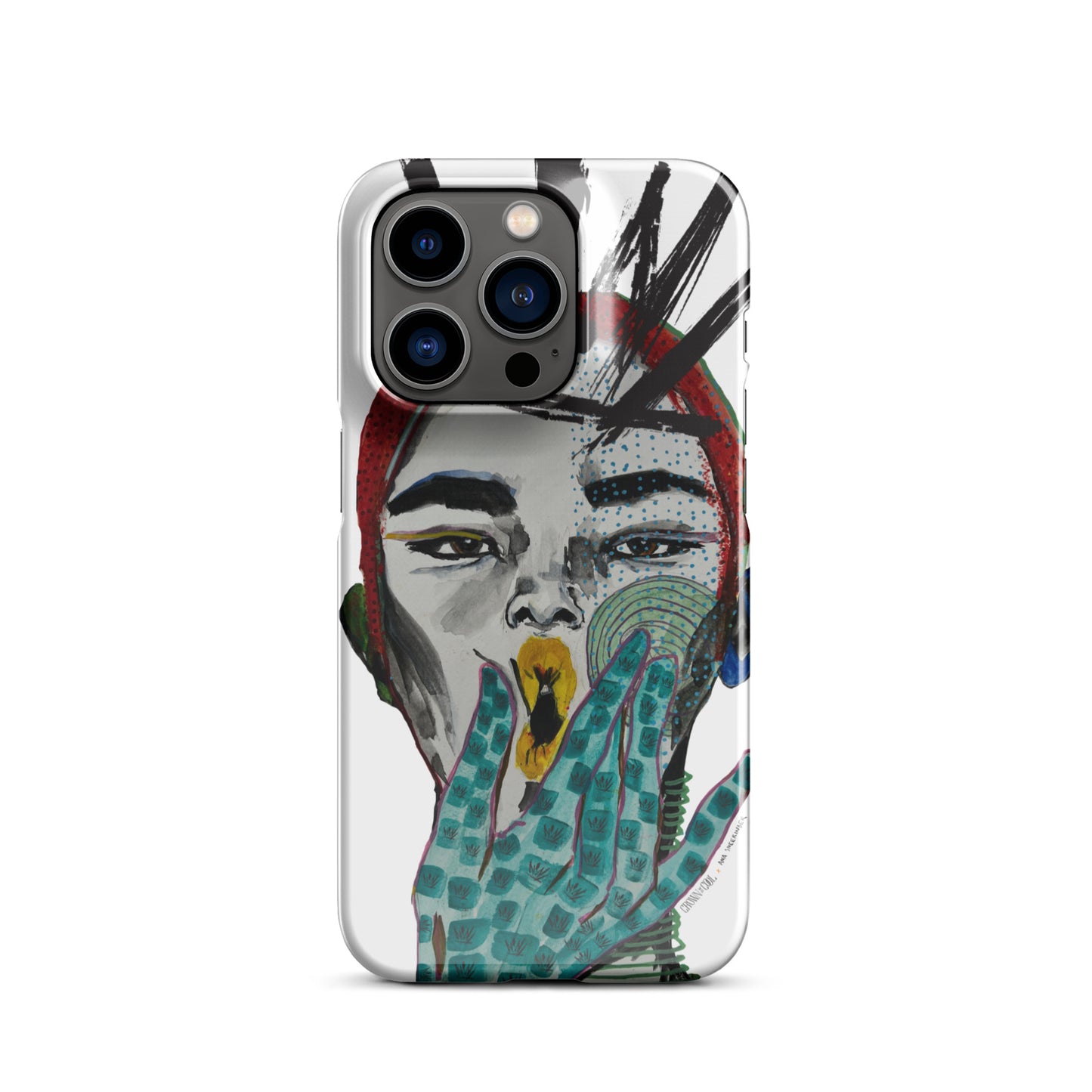 Crown The Cool x Ana Sneeringer Snap case for iPhone® Logo Version