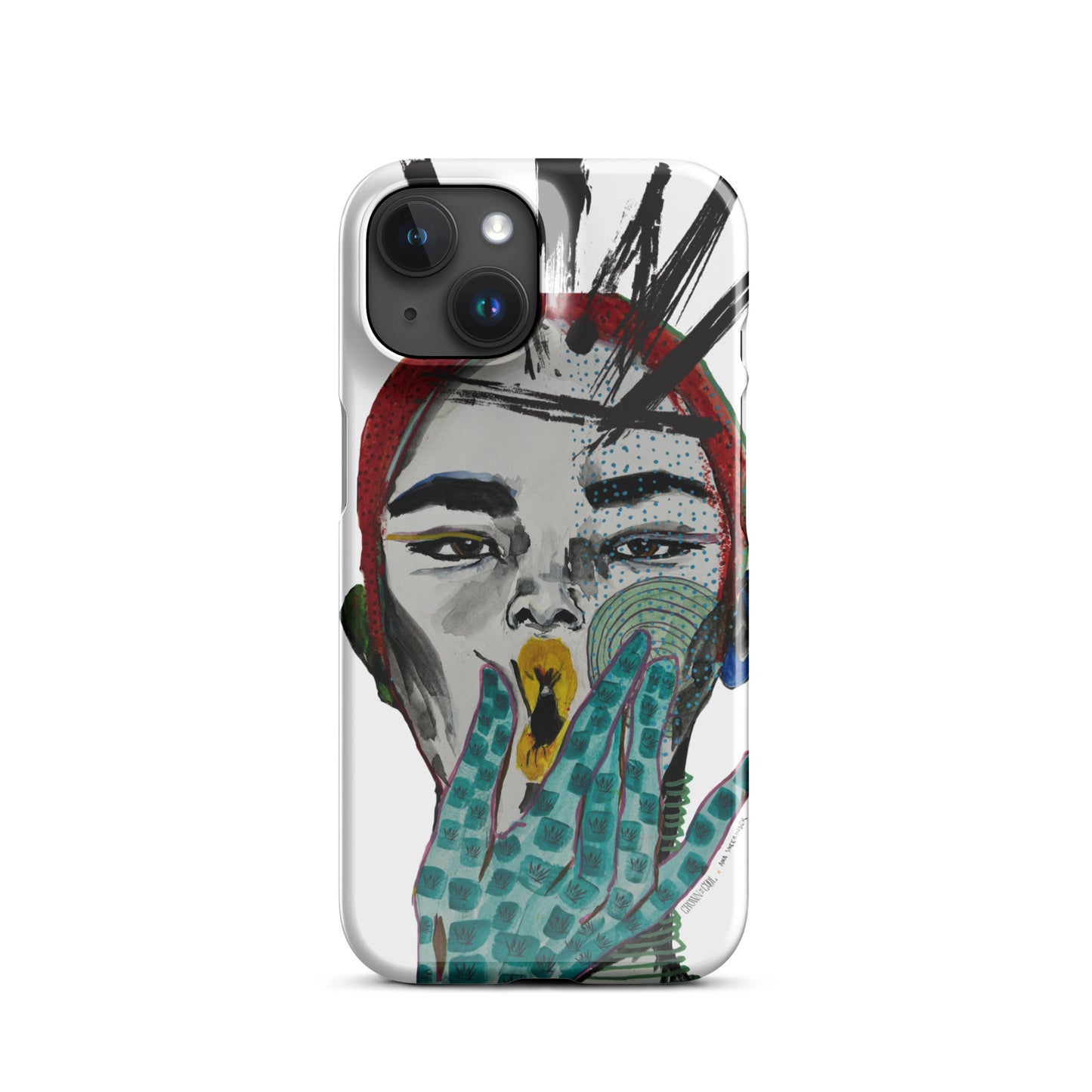 Crown The Cool x Ana Sneeringer Snap case for iPhone® Logo Version