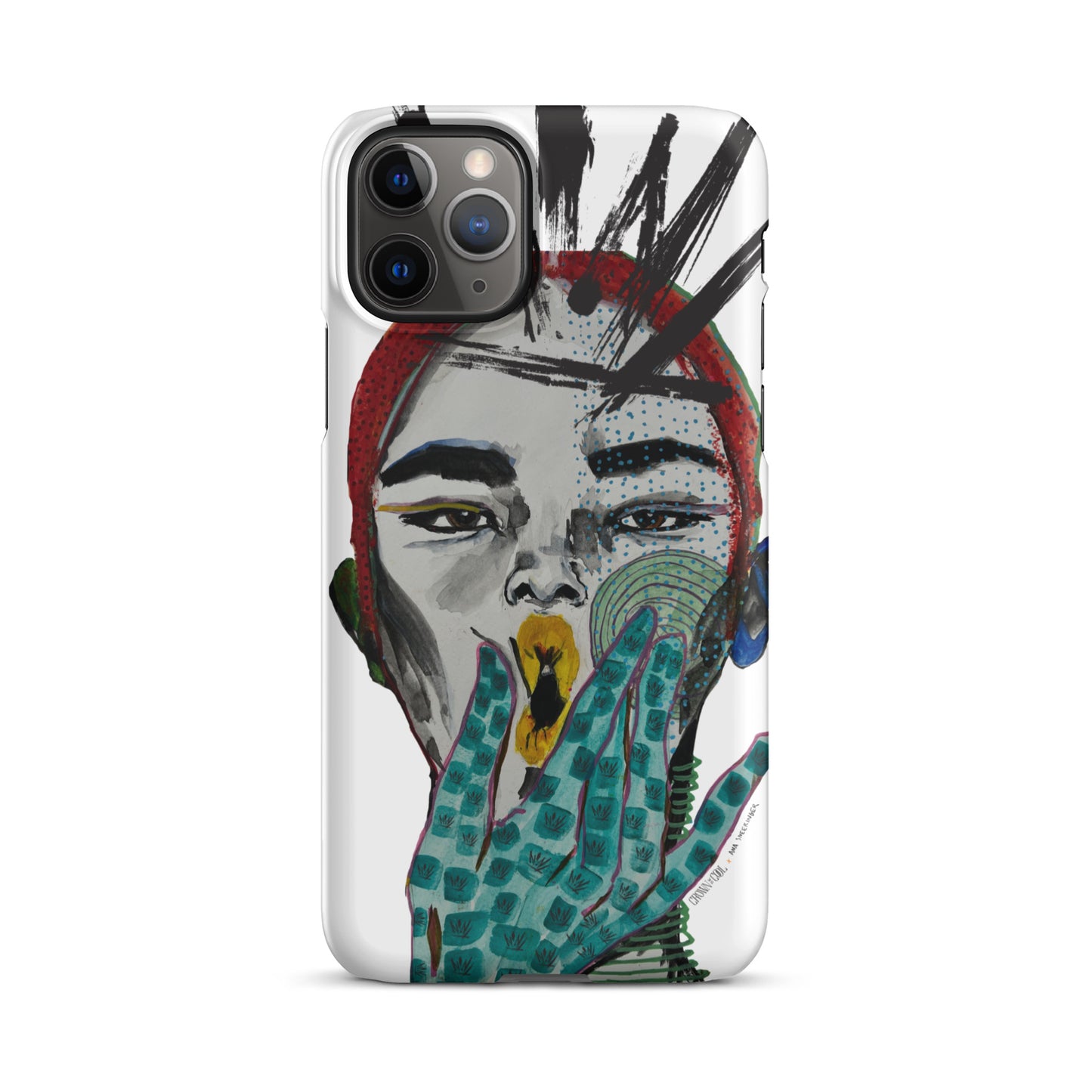 Crown The Cool x Ana Sneeringer Snap case for iPhone® Logo Version