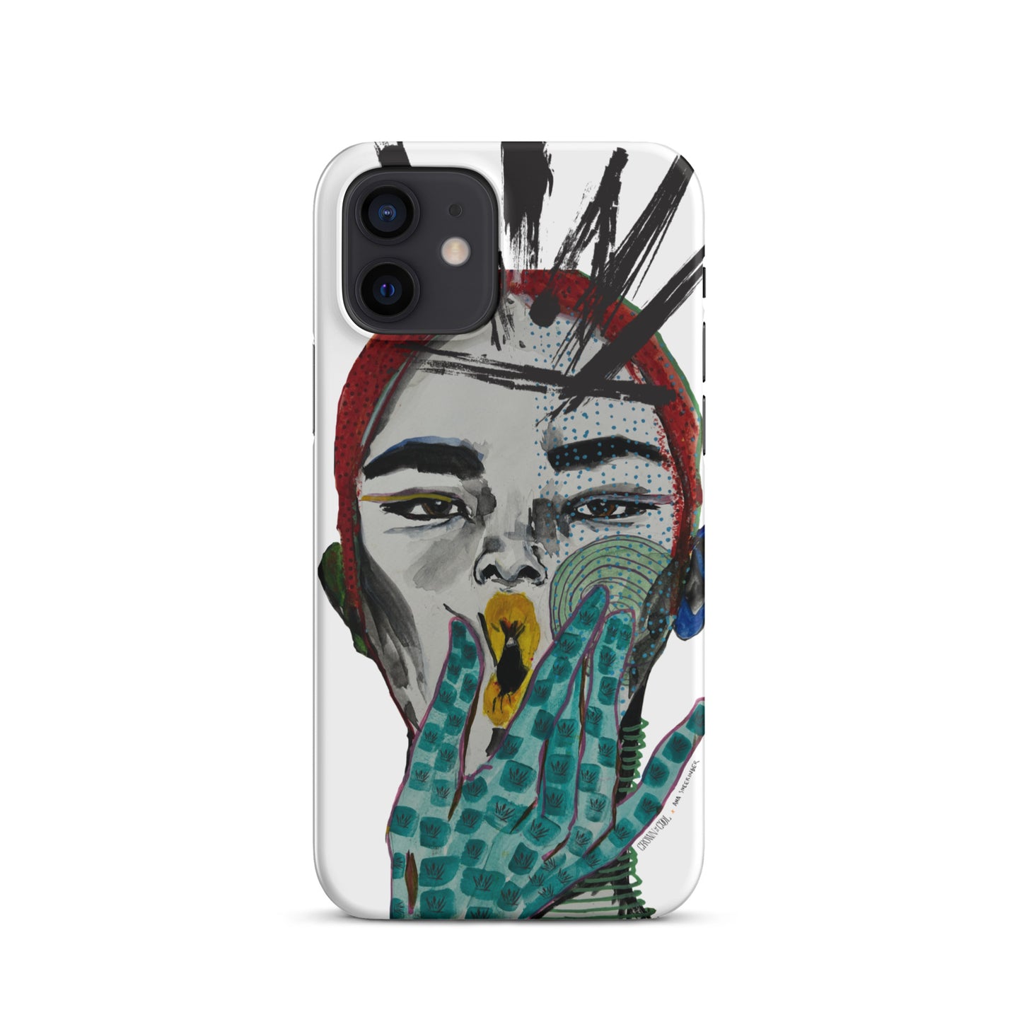 Crown The Cool x Ana Sneeringer Snap case for iPhone® Logo Version