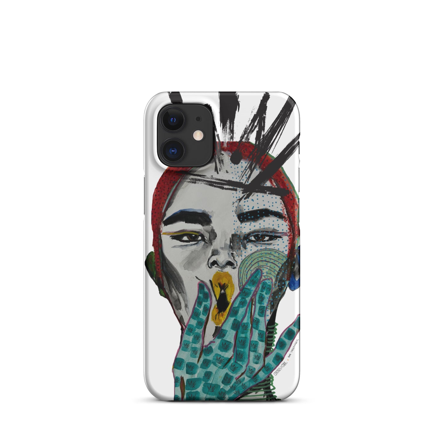 Crown The Cool x Ana Sneeringer Snap case for iPhone® Logo Version