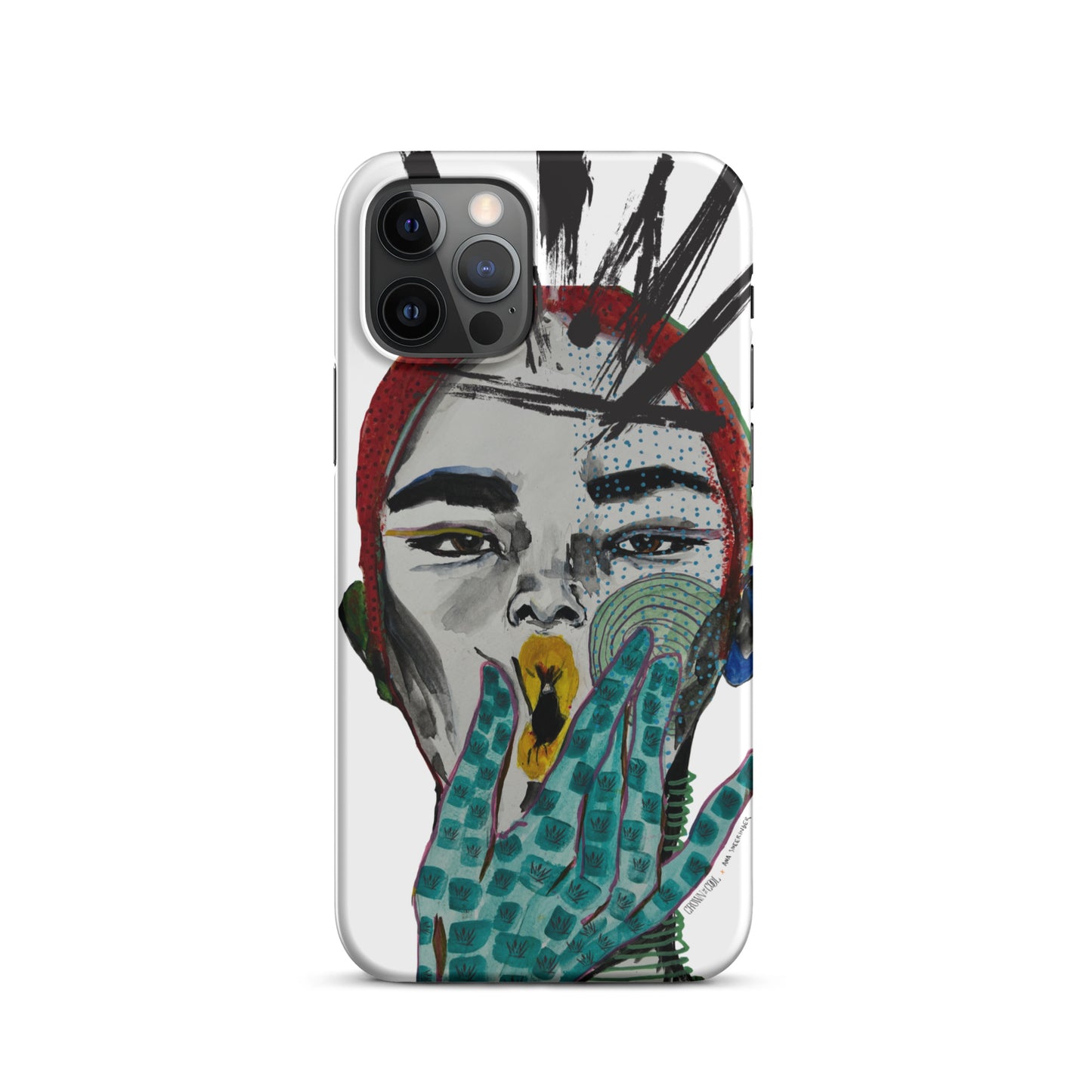Crown The Cool x Ana Sneeringer Snap case for iPhone® Logo Version