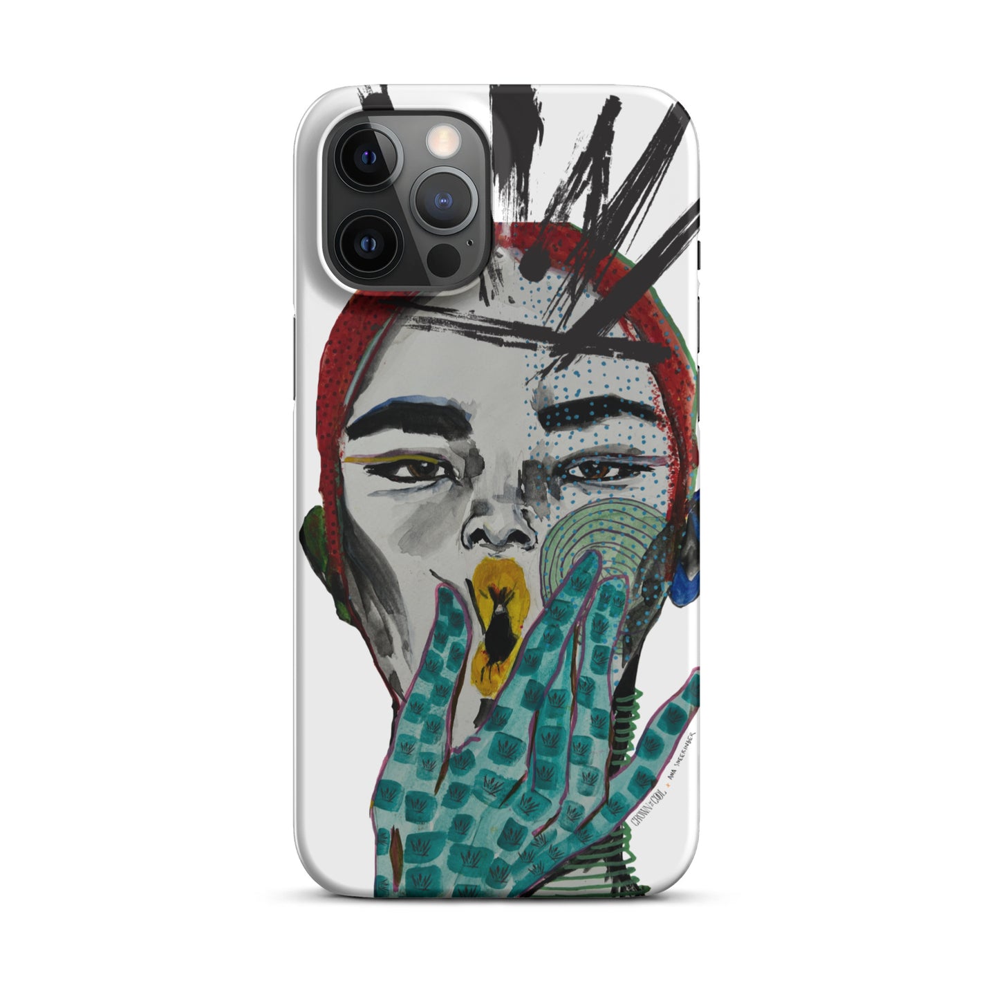 Crown The Cool x Ana Sneeringer Snap case for iPhone® Logo Version