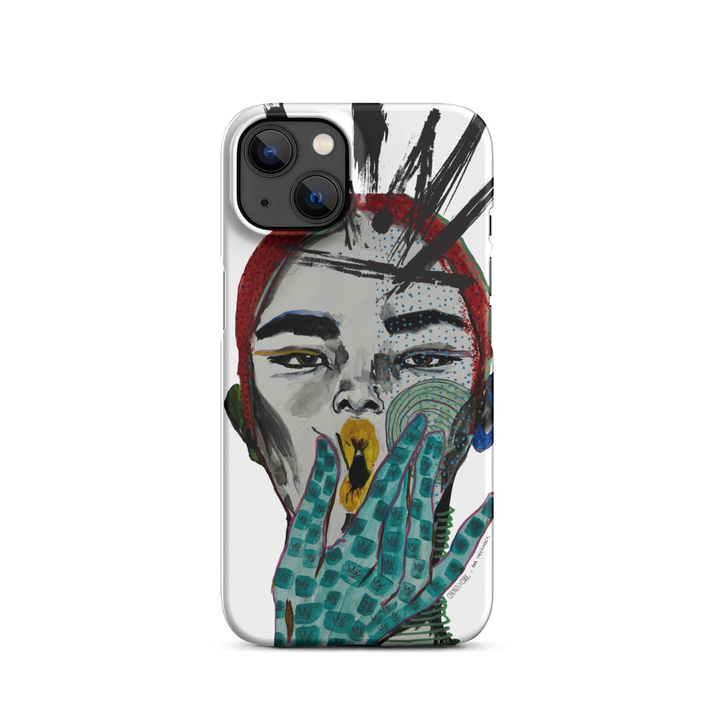 Crown The Cool x Ana Sneeringer Snap case for iPhone® Logo Version