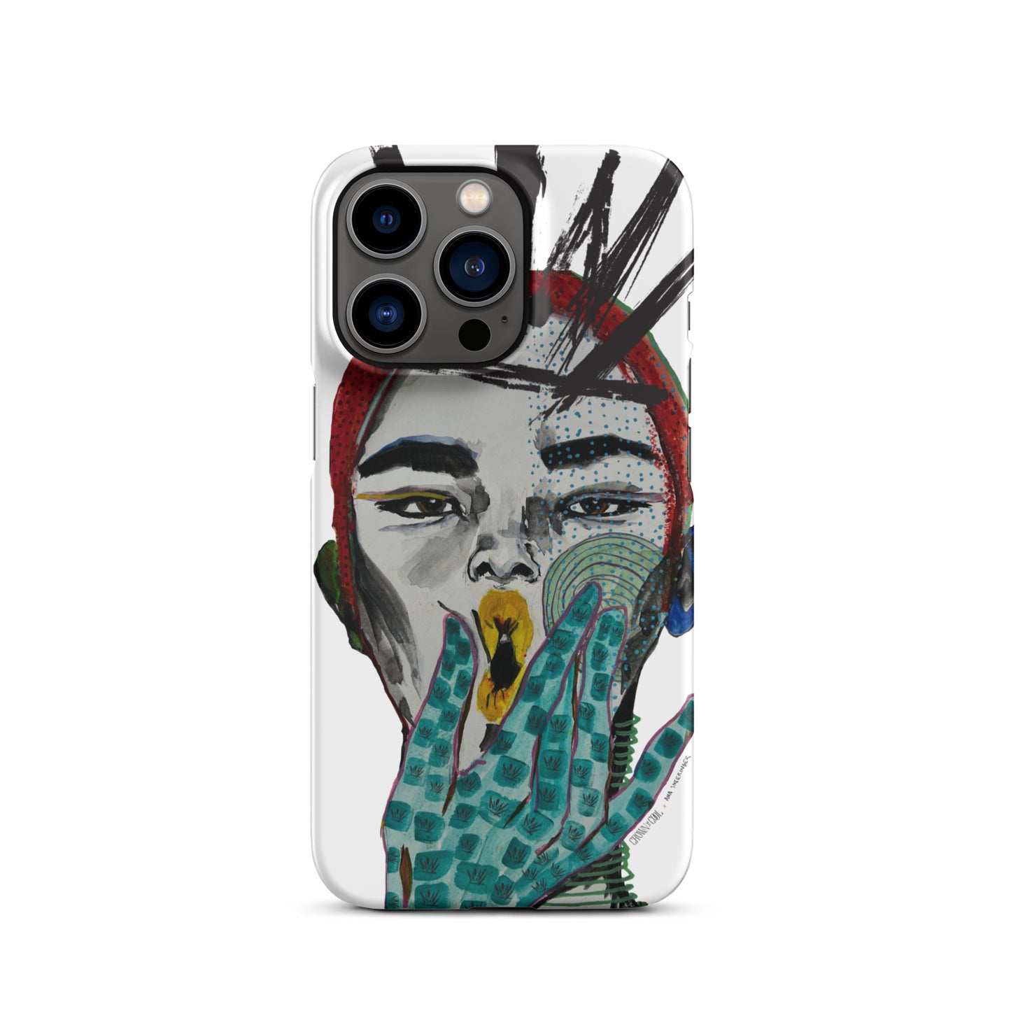 Crown The Cool x Ana Sneeringer Snap case for iPhone® Logo Version