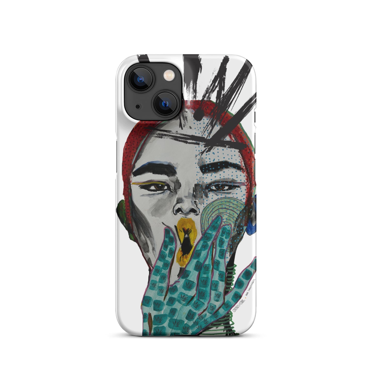 Crown The Cool x Ana Sneeringer Snap case for iPhone® Logo Version