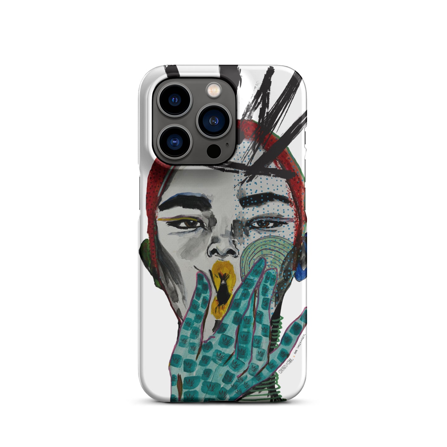 Crown The Cool x Ana Sneeringer Snap case for iPhone® Logo Version