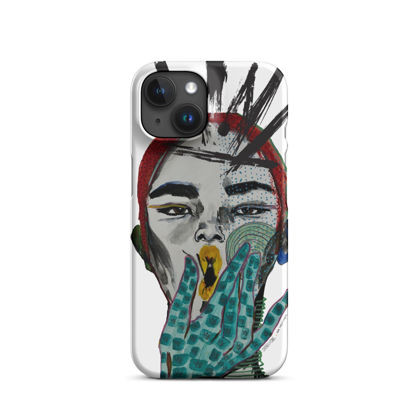 Crown The Cool x Ana Sneeringer Snap case for iPhone® Logo Version