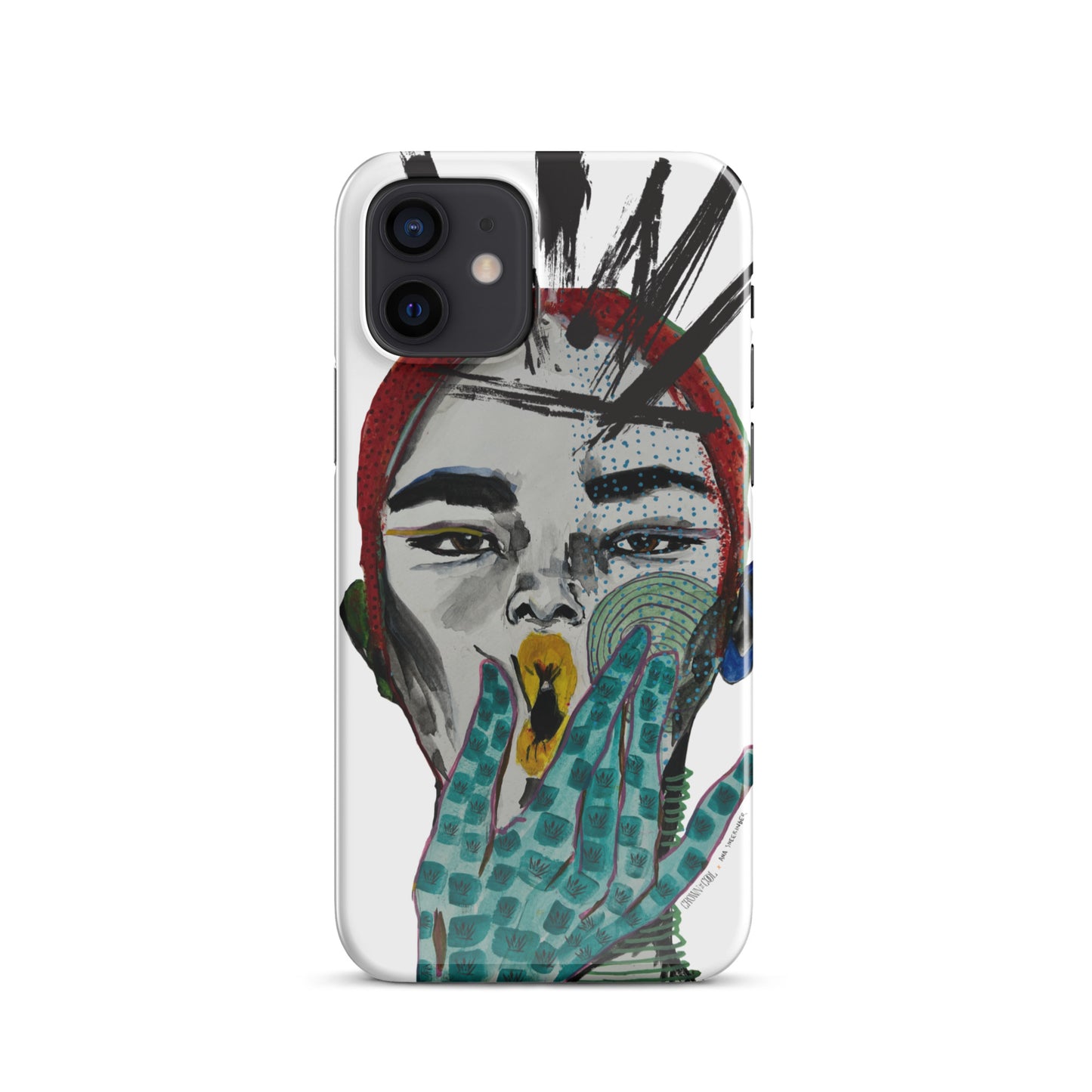 Crown The Cool x Ana Sneeringer Snap case for iPhone® Logo Version