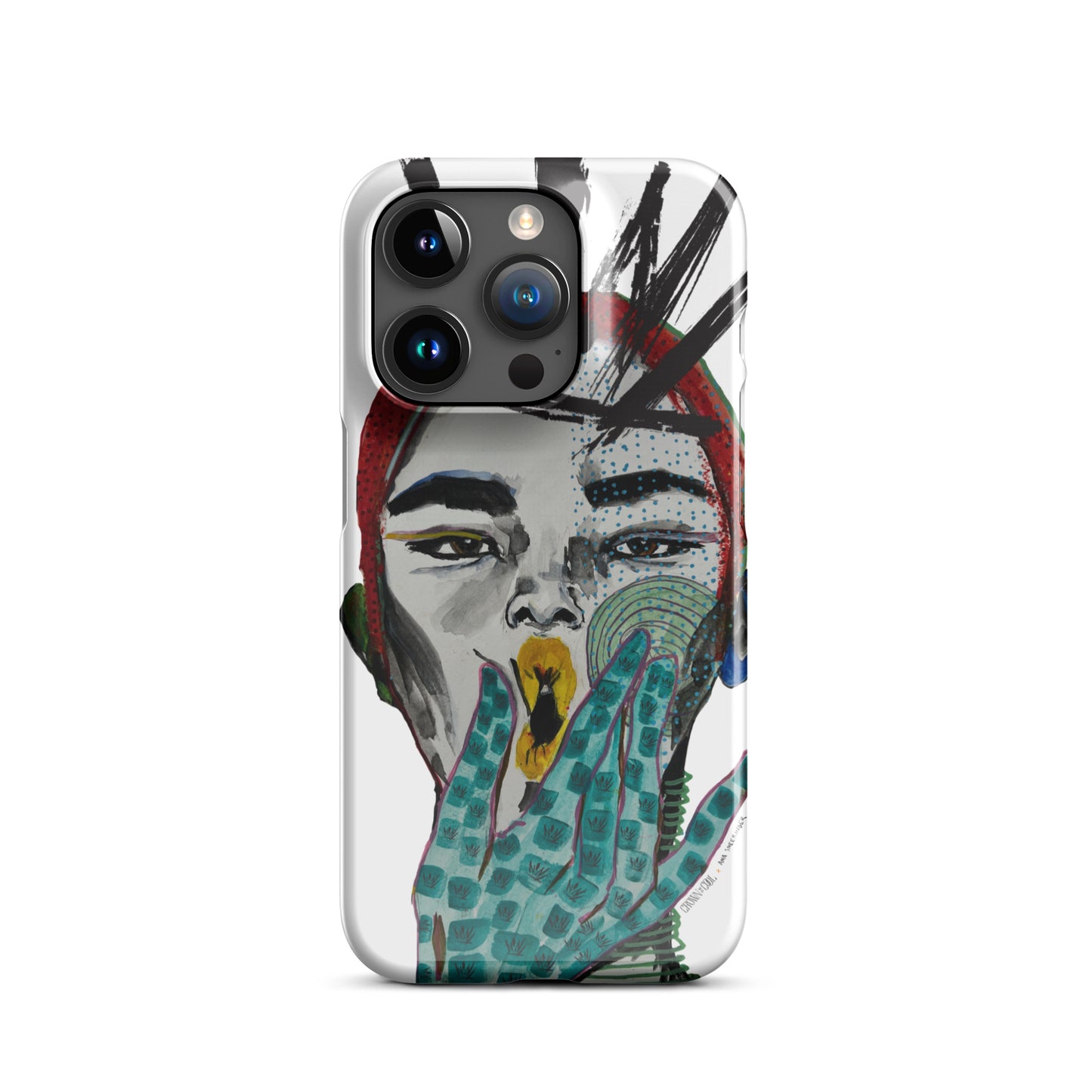 Crown The Cool x Ana Sneeringer Snap case for iPhone® Logo Version