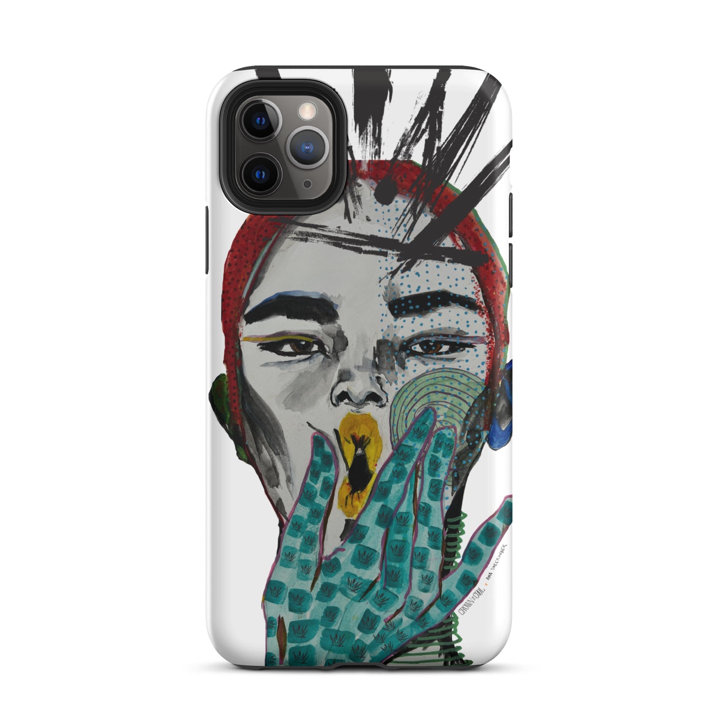 Crown The Cool X Ana Sneeringer Tough Case for iPhone® Logo Version