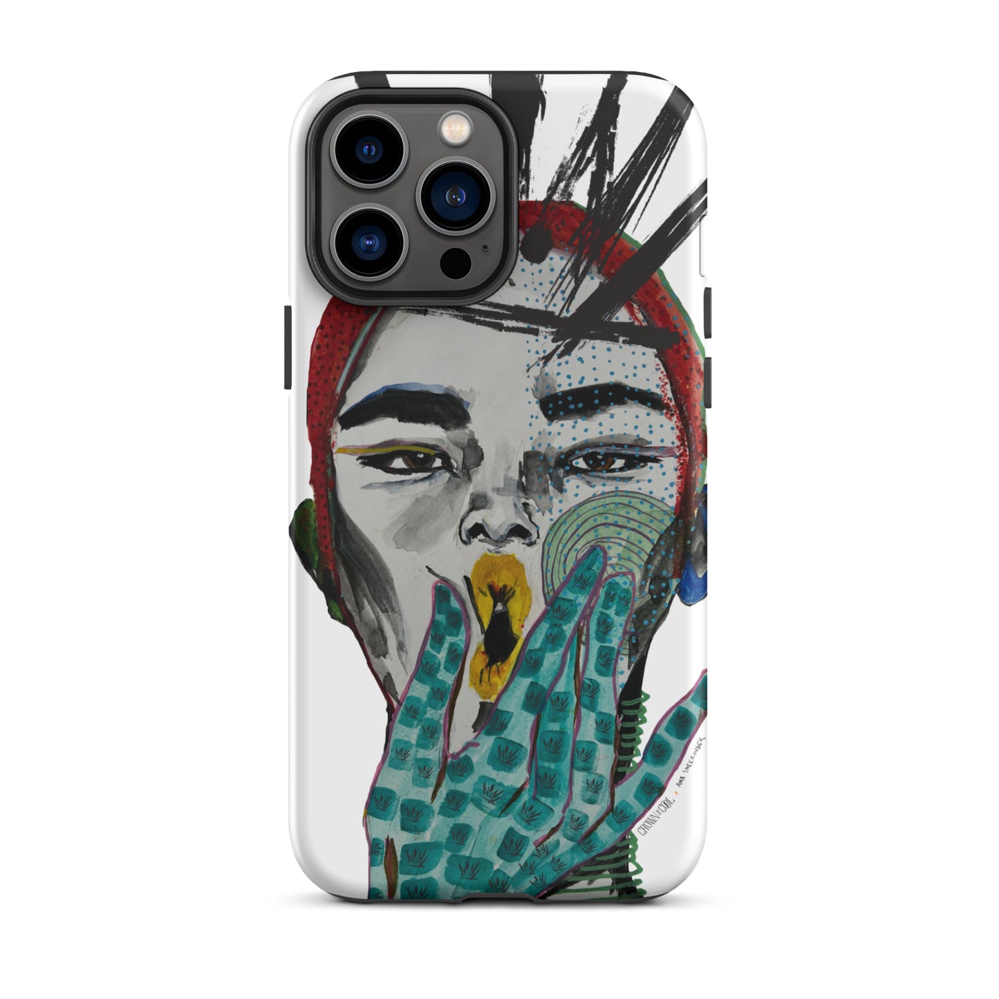 Crown The Cool X Ana Sneeringer Tough Case for iPhone® Logo Version