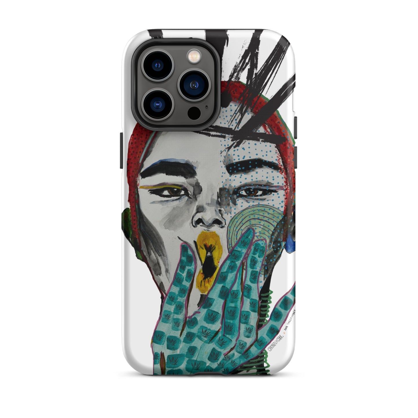 Crown The Cool X Ana Sneeringer Tough Case for iPhone® Logo Version