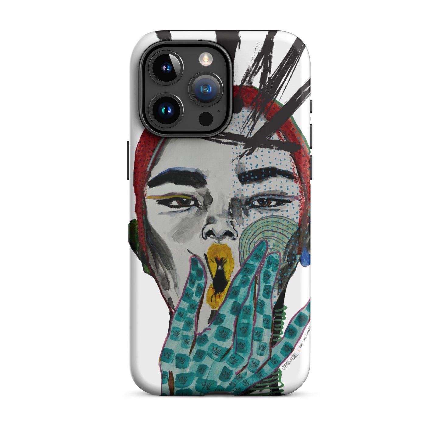 Crown The Cool X Ana Sneeringer Tough Case for iPhone® Logo Version