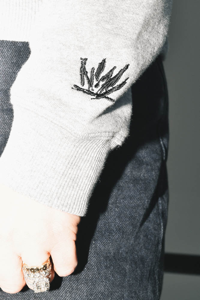 Crown The Cool, Logo Crewneck Sweater